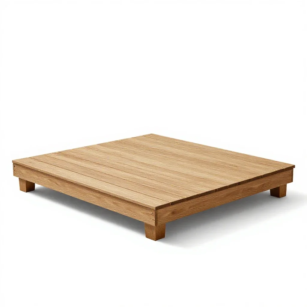 Sun deck isolated on a white background