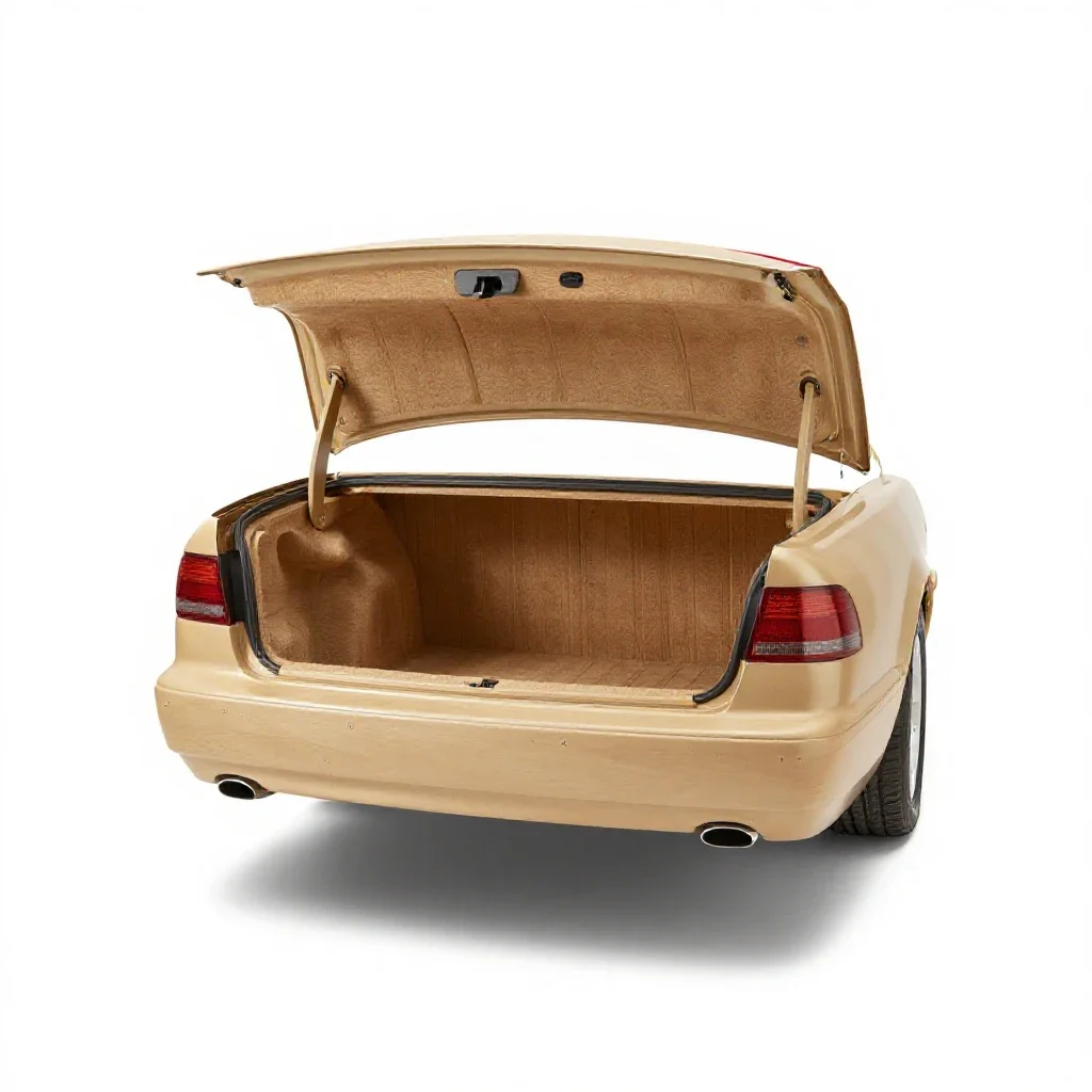 Tail gate isolated on a white background