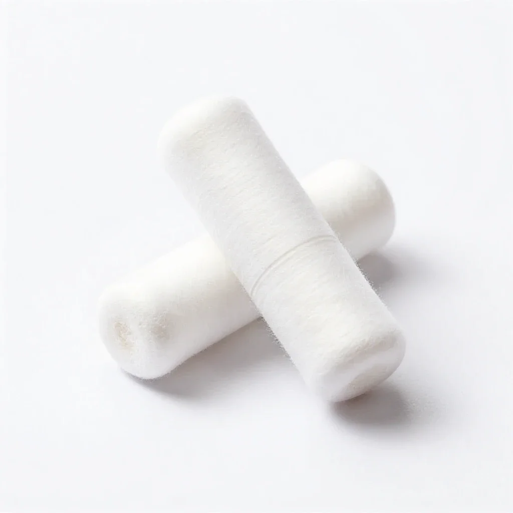 Tampon isolated on a white background