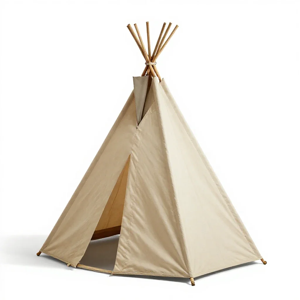 Tepee isolated on a white background