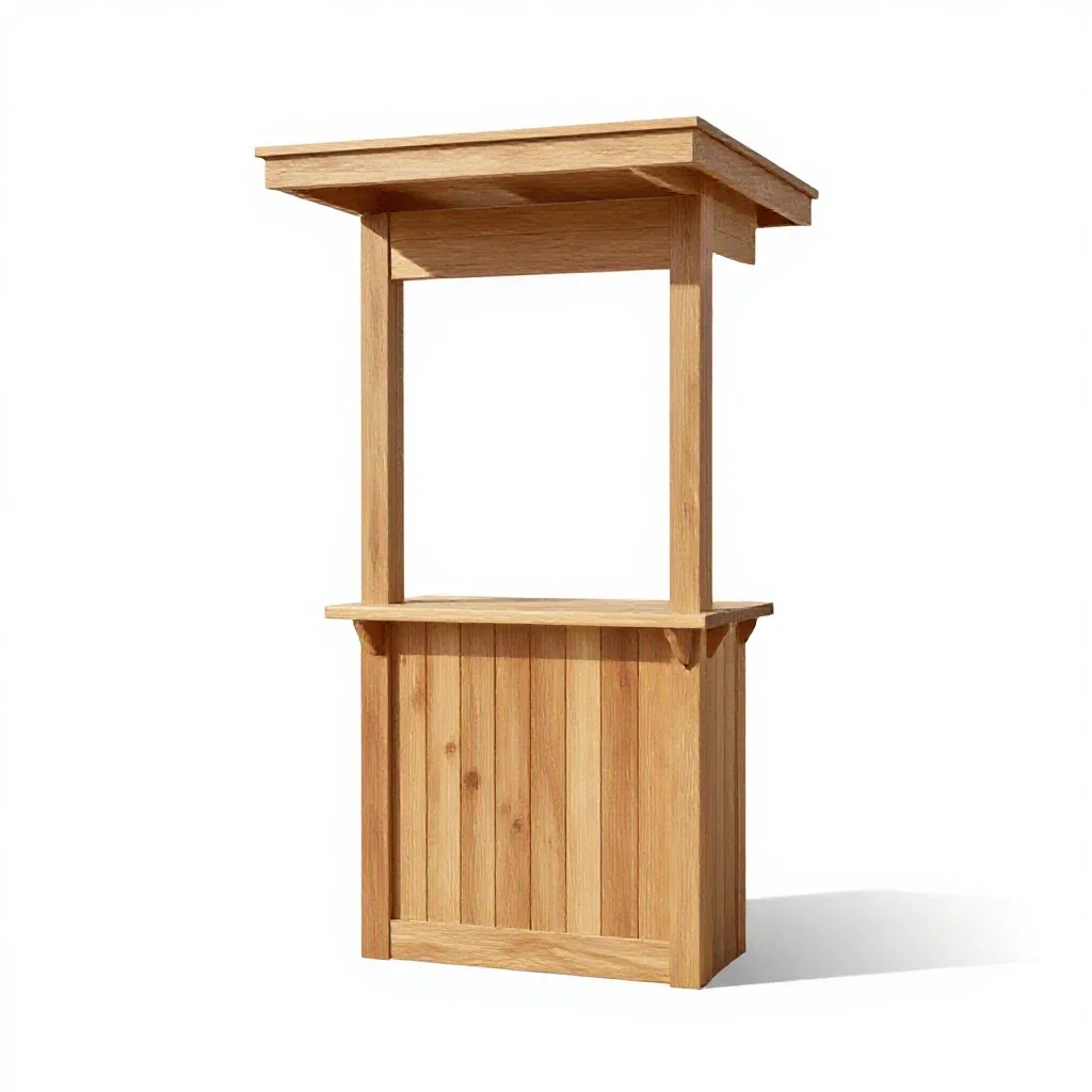 Tollbooth isolated on a white background