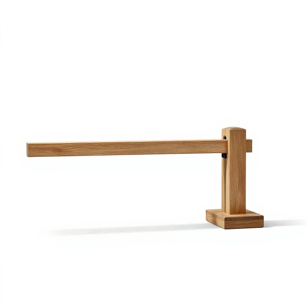 Tollgate isolated on a white background