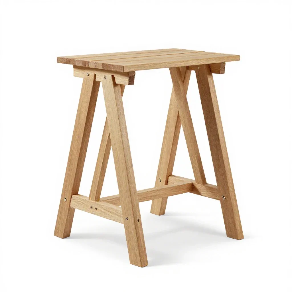 Trestlework isolated on a white background
