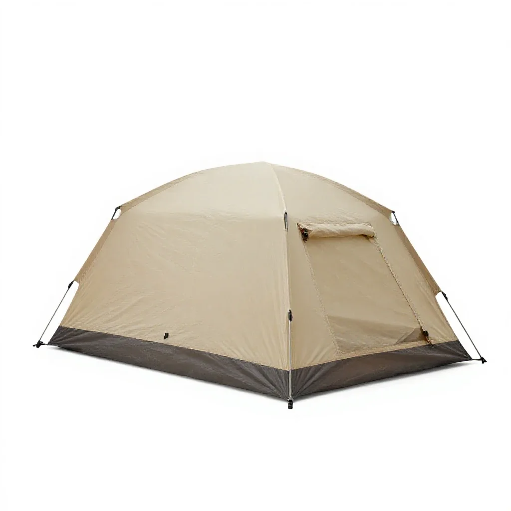 Two-man tent isolated on a white background