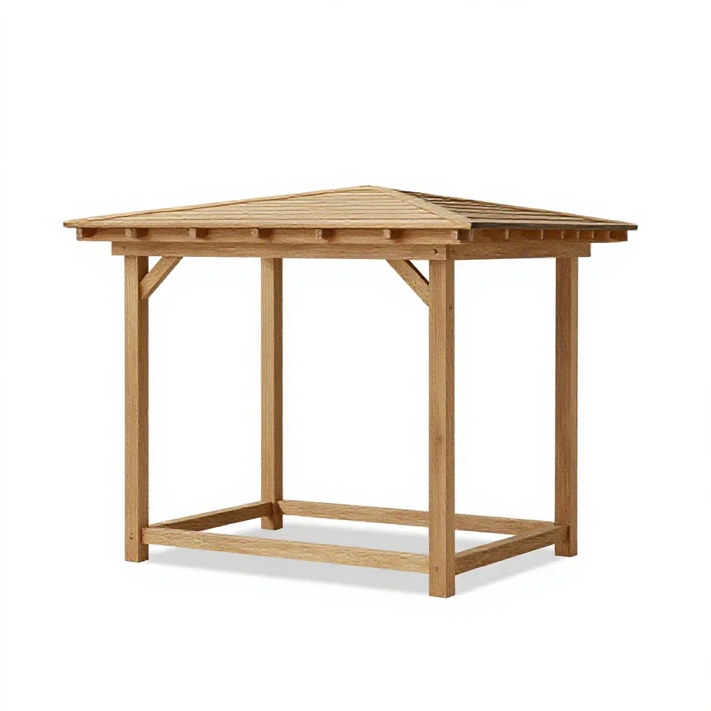 Veranda isolated on a white background