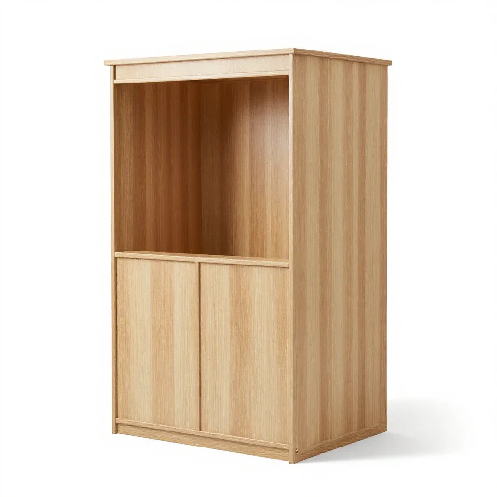Voting booth isolated on a white background