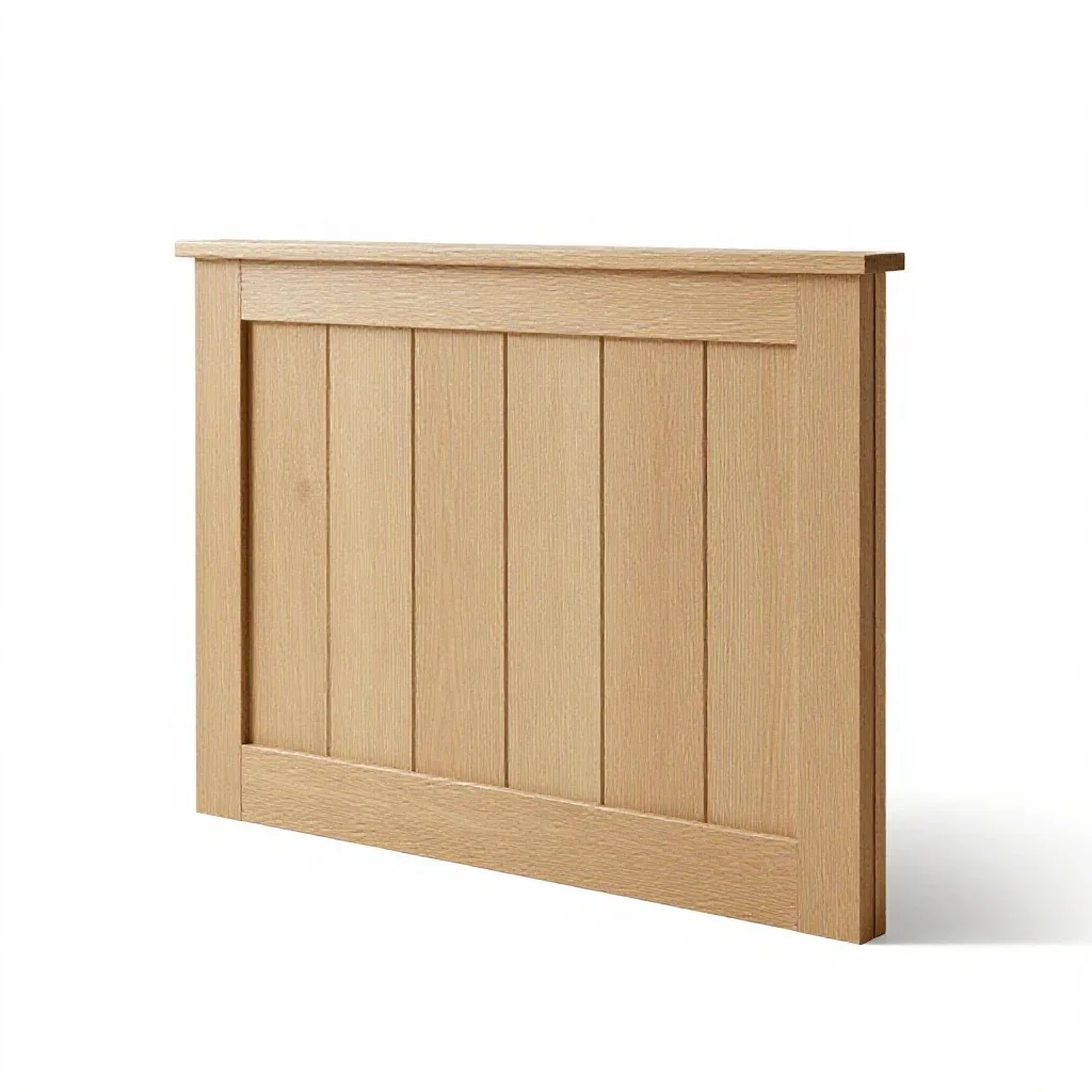 Wainscoting isolated on a white background
