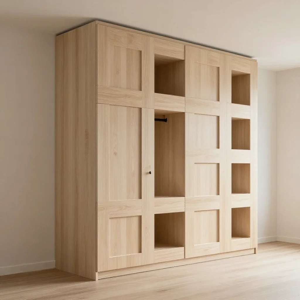 Walk-up apartment isolated on a white background