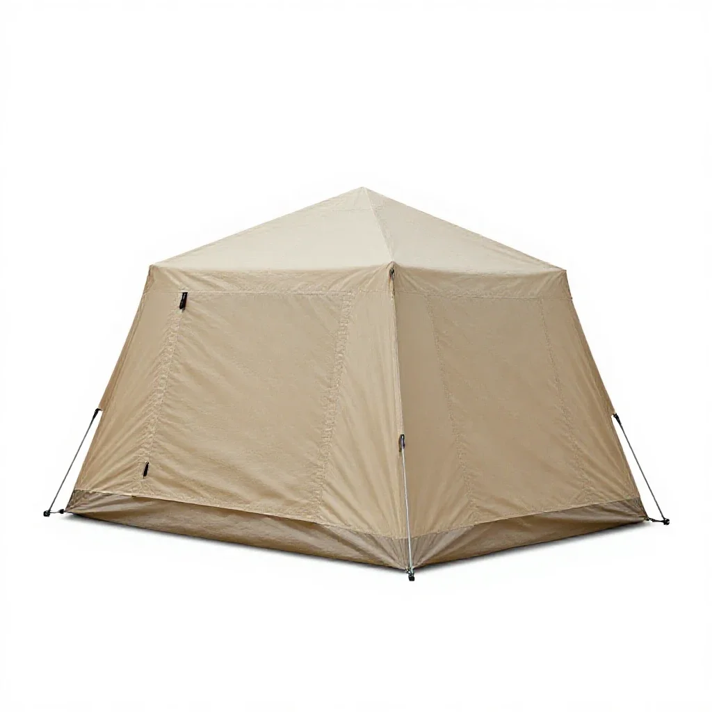 Wall tent isolated on a white background