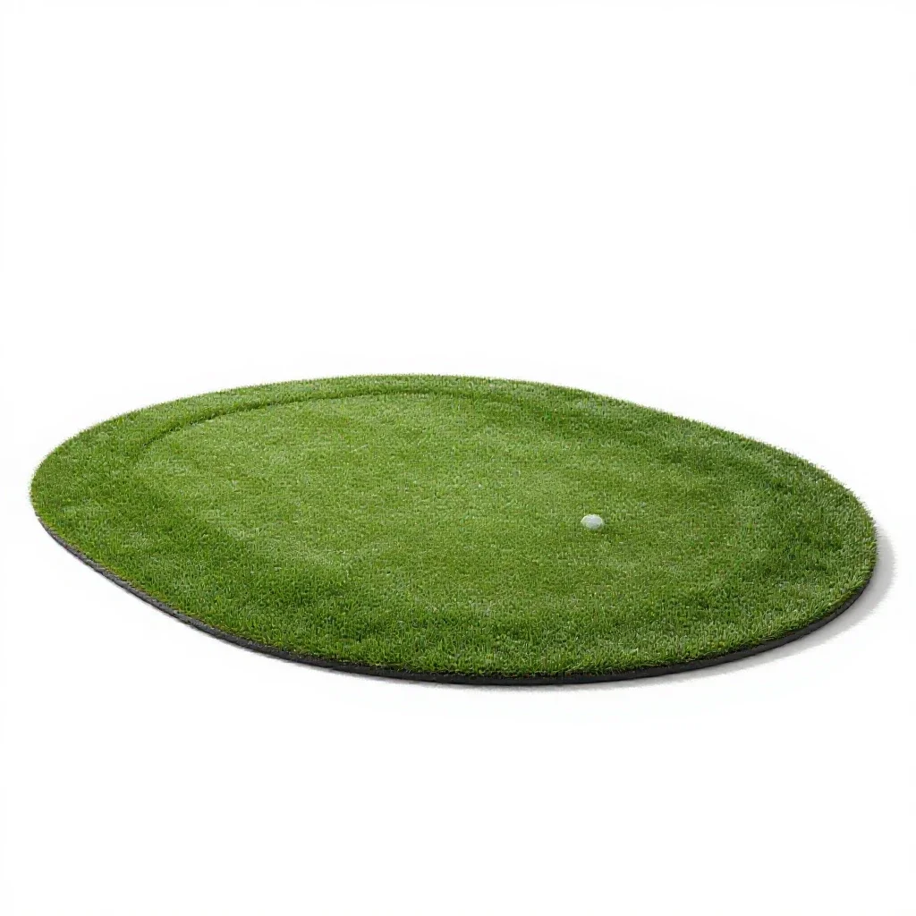 Water hazard isolated on a white background