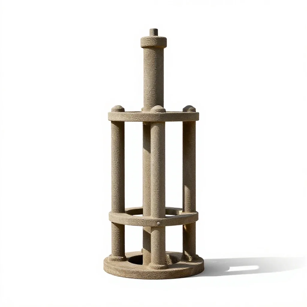 Wellhead isolated on a white background