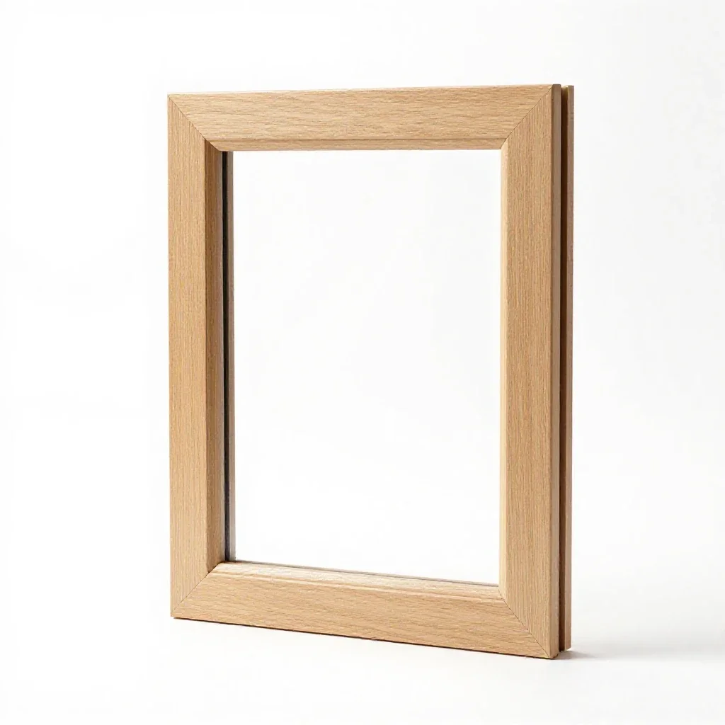 Window frame isolated on a white background
