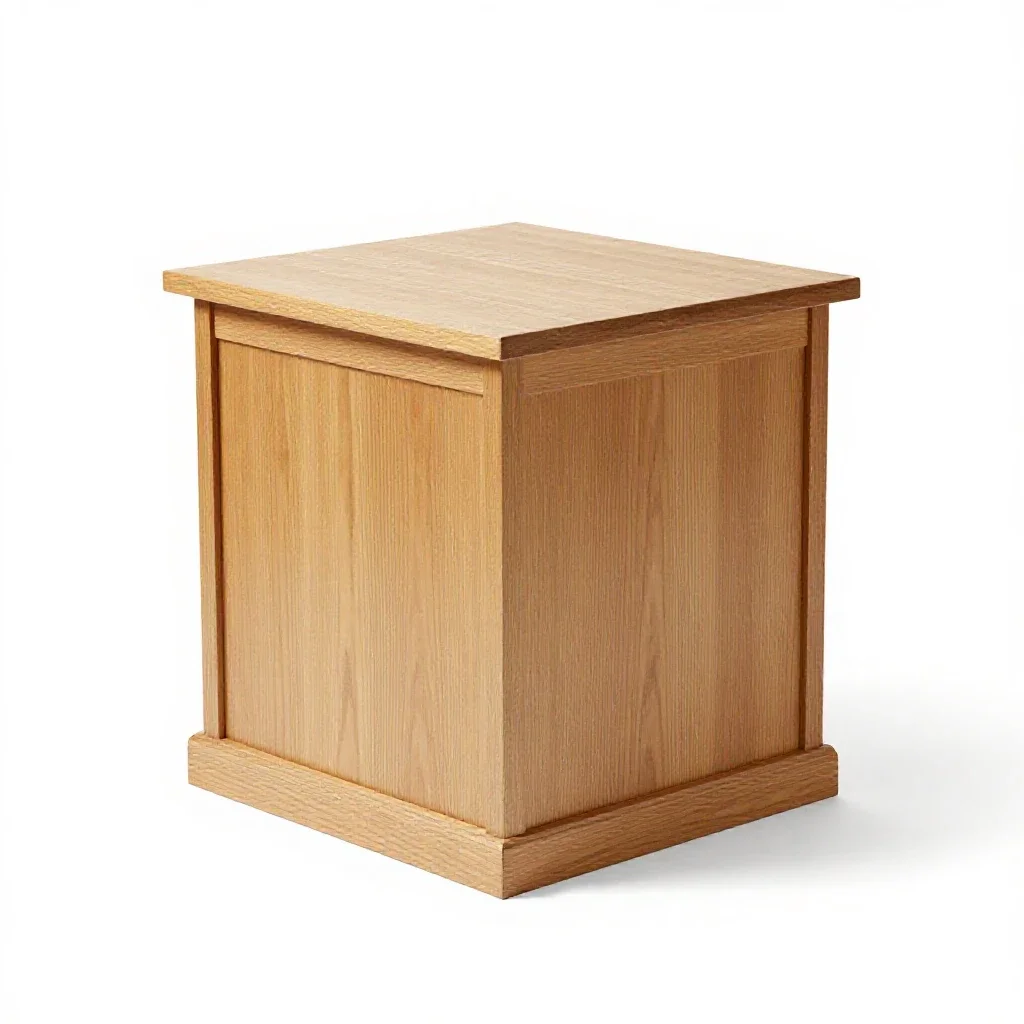 Witness box isolated on a white background