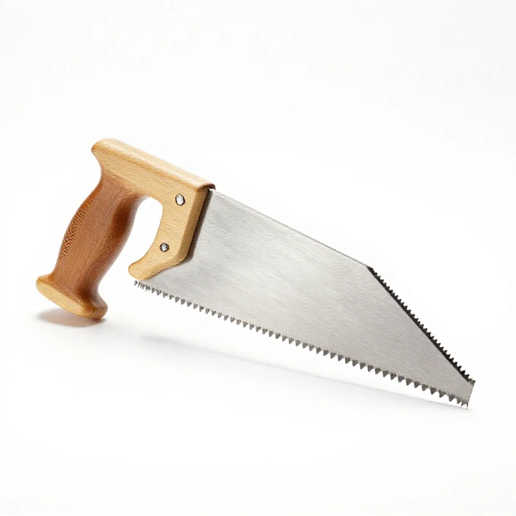 Backsaw isolated on a white background