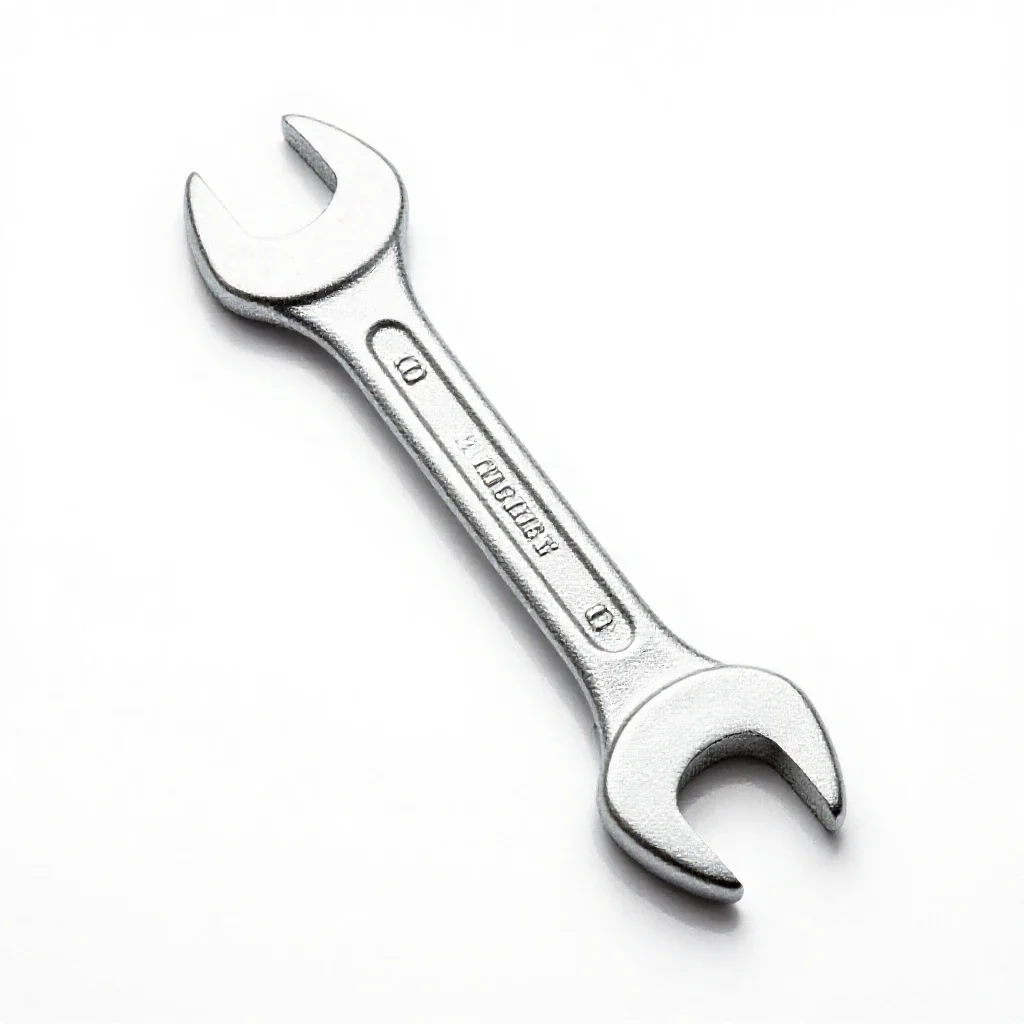 Box wrench isolated on a white background