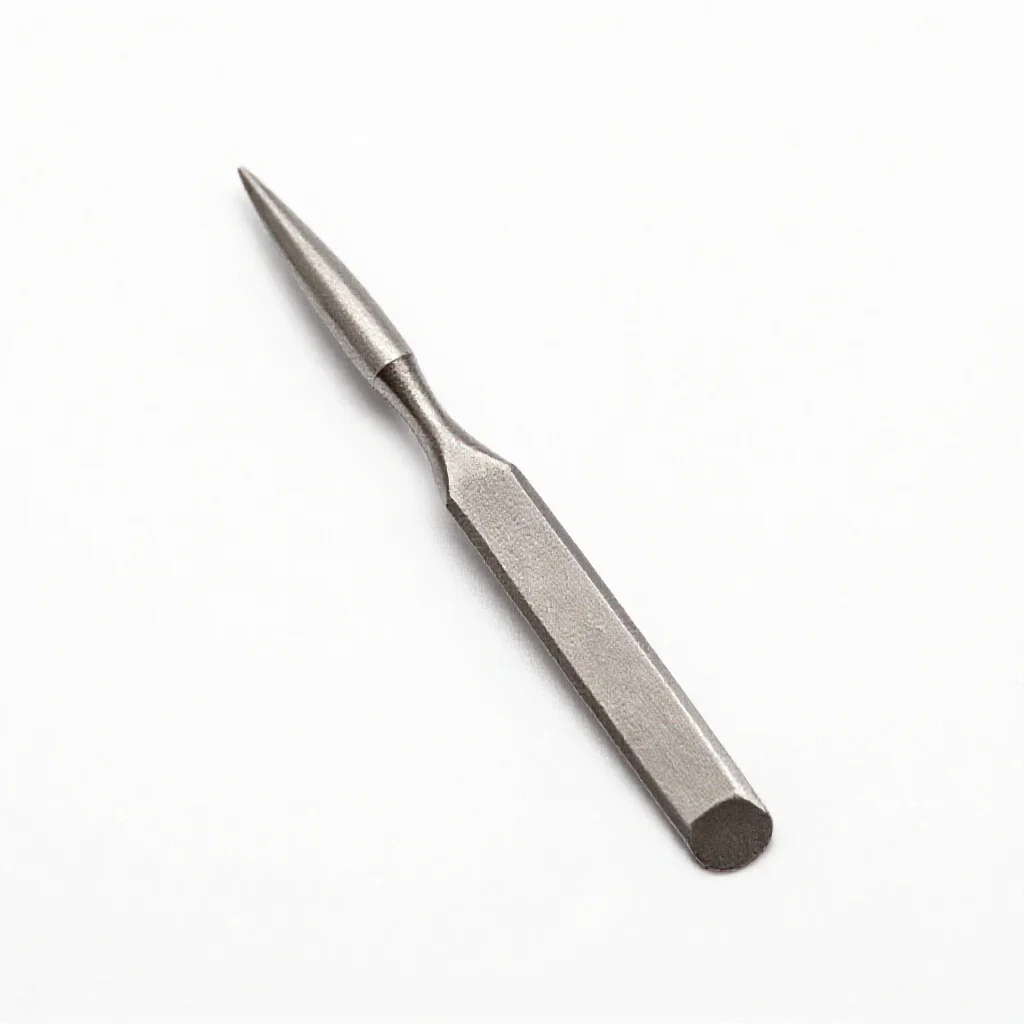 Burin isolated on a white background