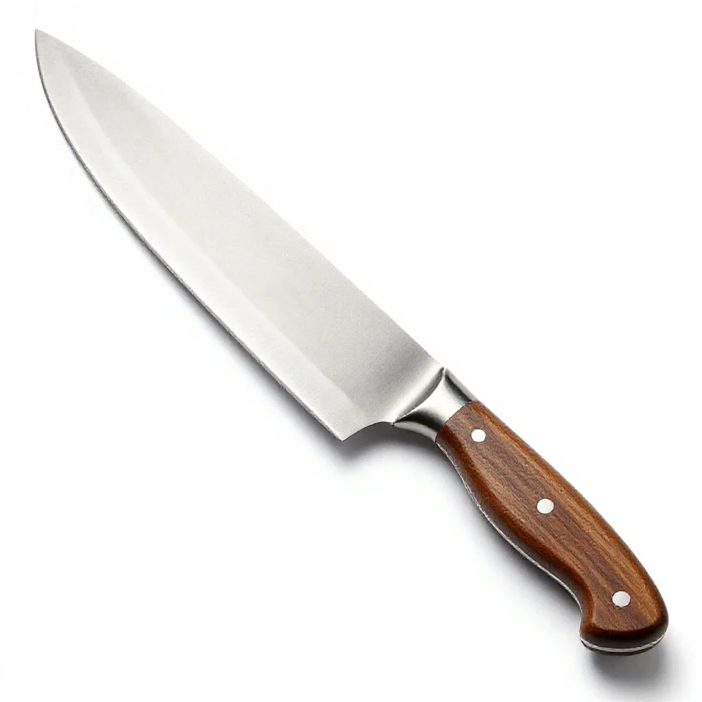 Butcher knife isolated on a white background