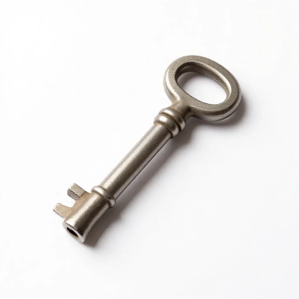 Church key isolated on a white background