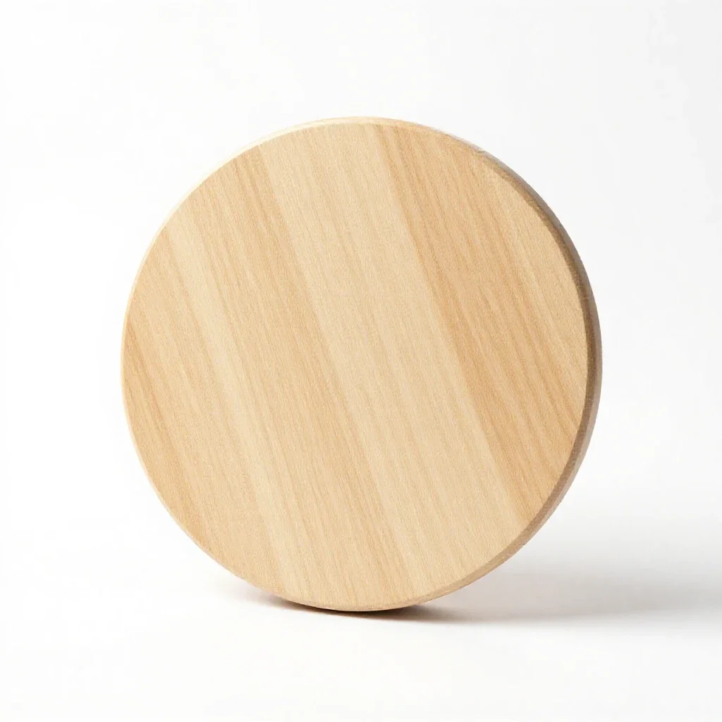 Circular plane isolated on a white background
