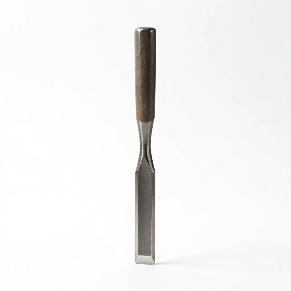 Cold chisel isolated on a white background