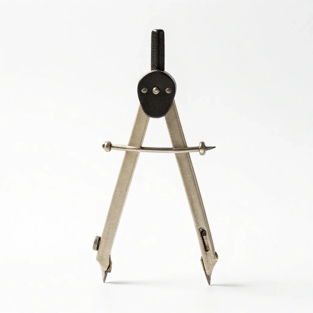 Compass saw isolated on a white background