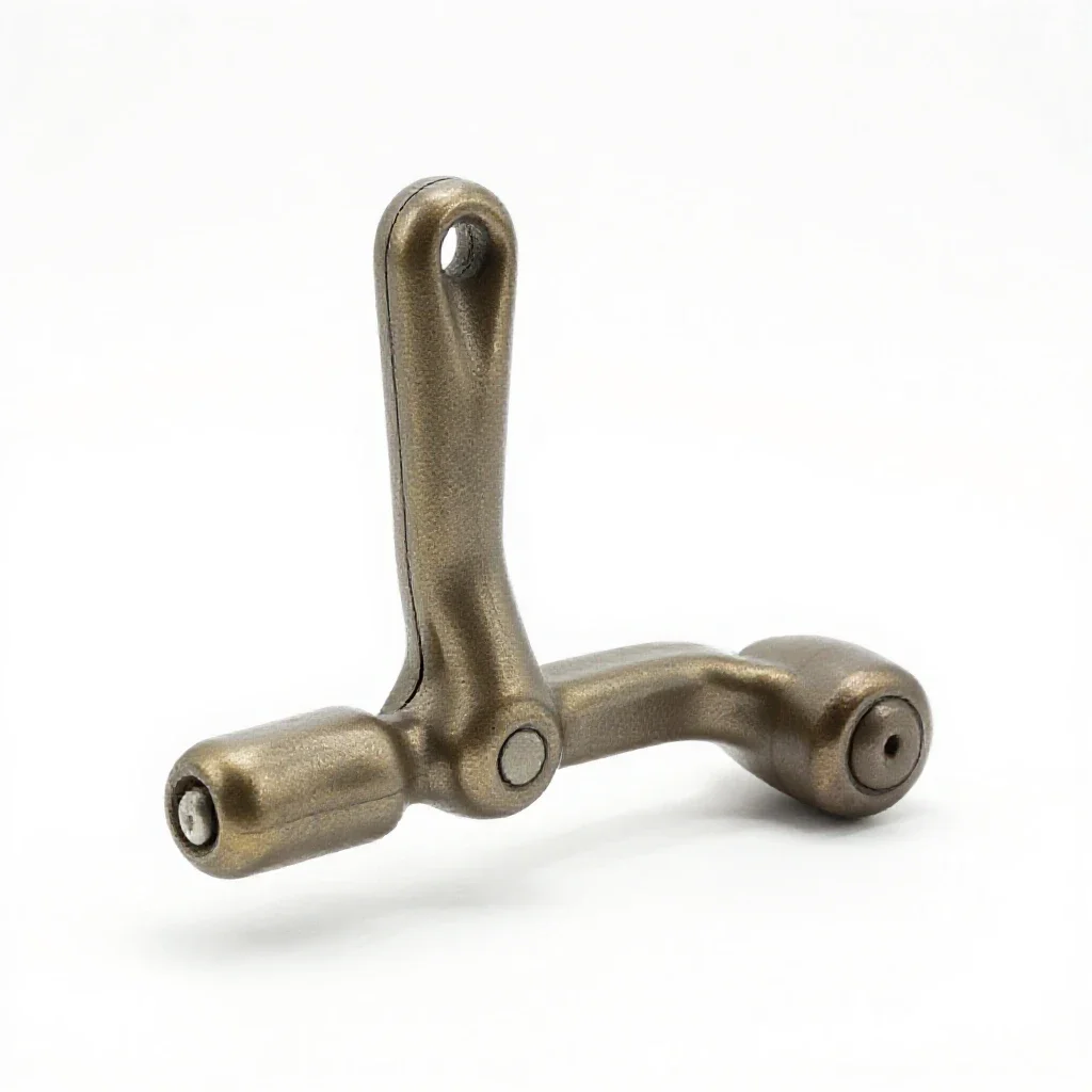 Crank handle isolated on a white background