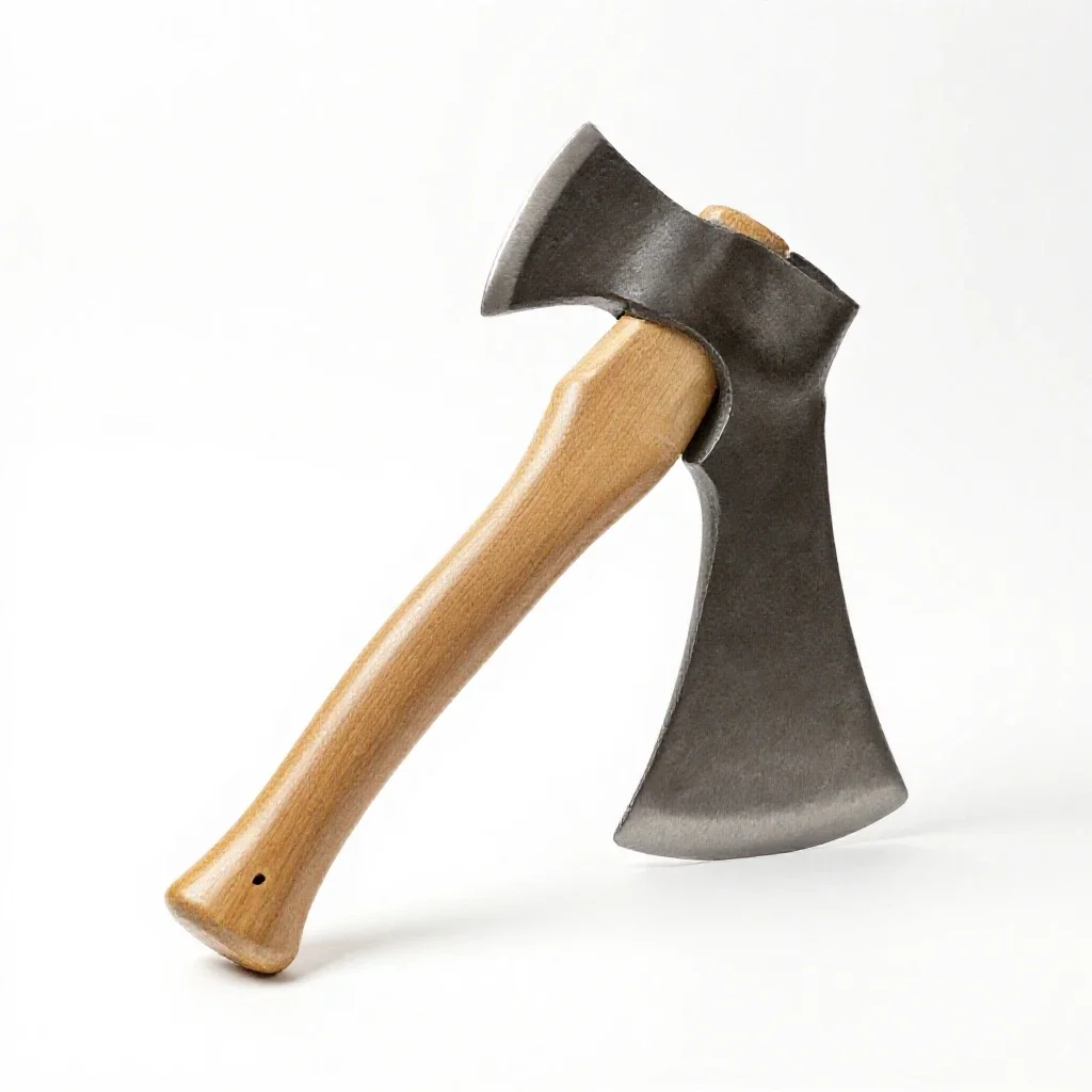 Double-bitted ax isolated on a white background