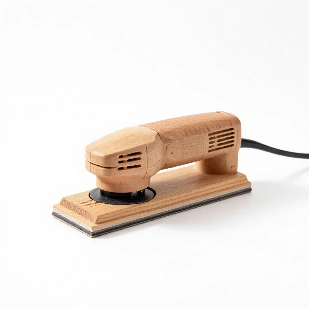 Drum sander isolated on a white background