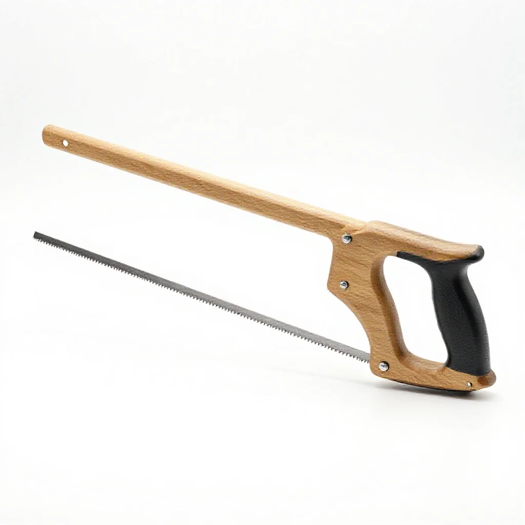 Folding saw isolated on a white background