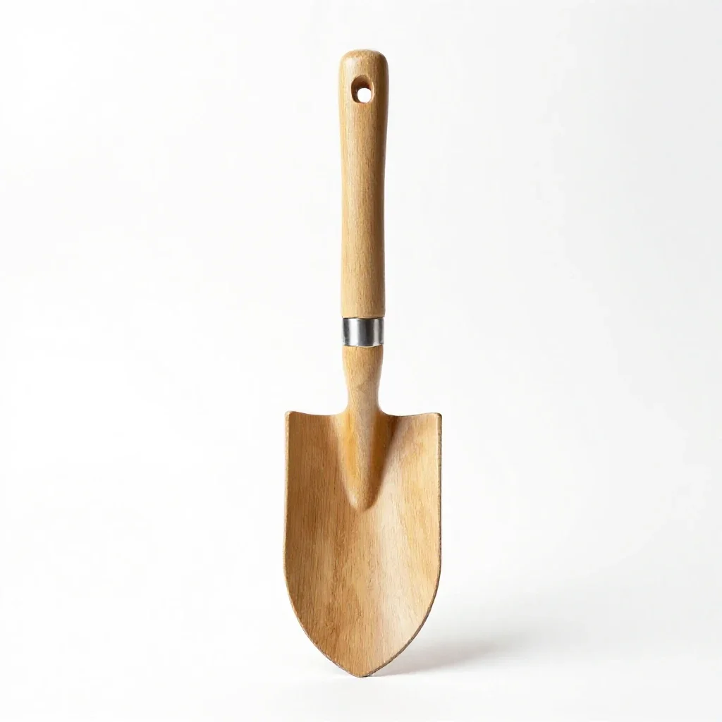 Garden spade isolated on a white background