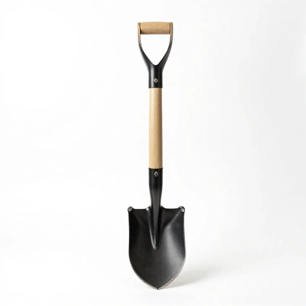Hand shovel isolated on a white background