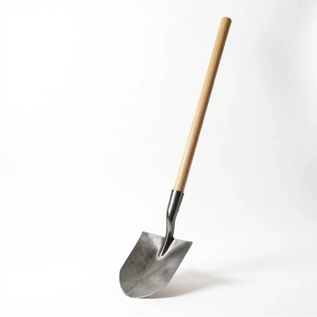 Hoe isolated on a white background