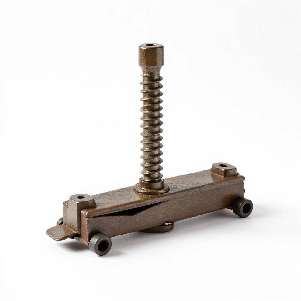 Jackscrew isolated on a white background