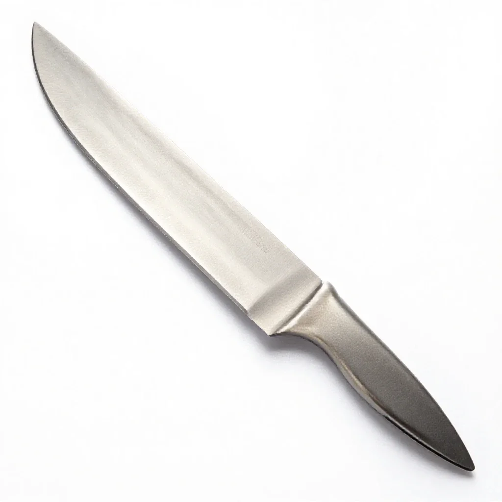 Knife blade isolated on a white background