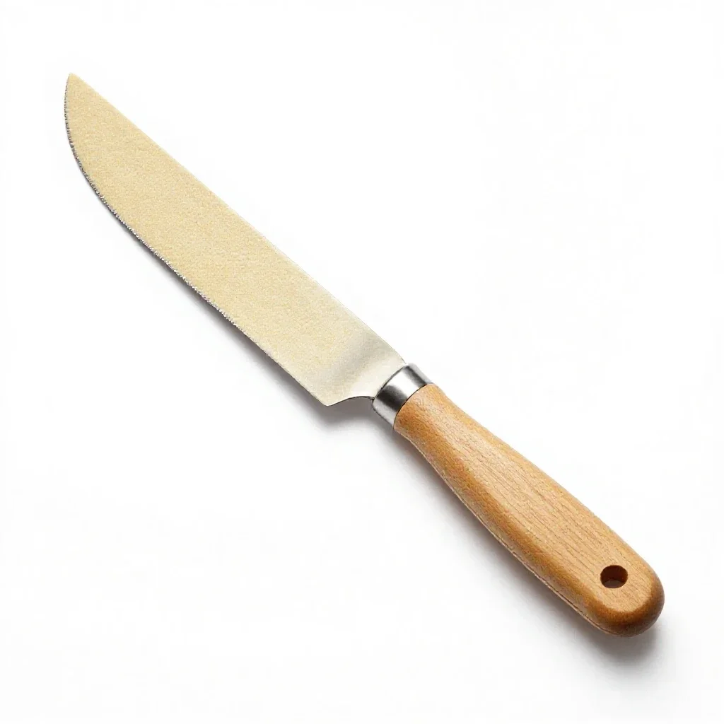Linoleum knife isolated on a white background