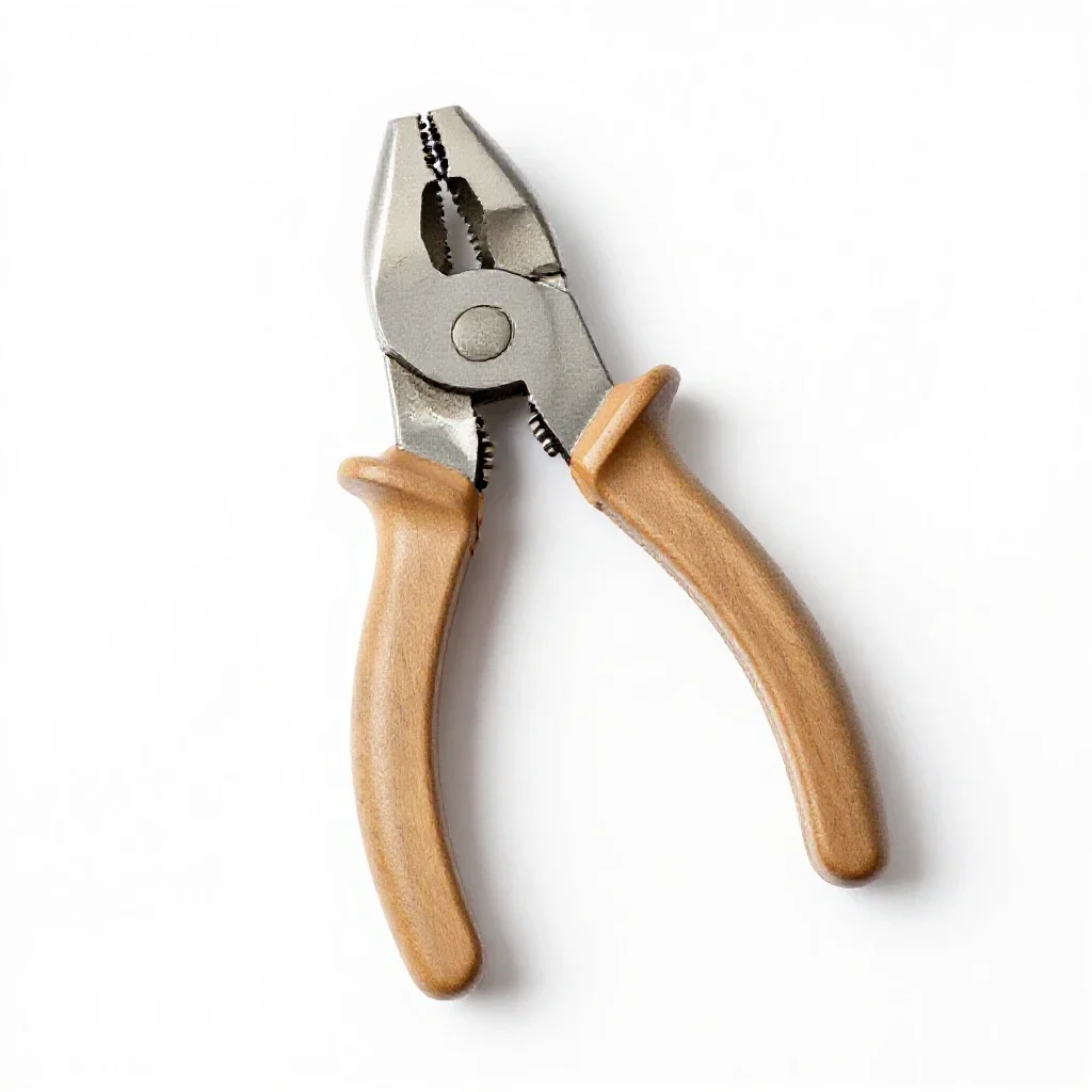 Locking pliers isolated on a white background