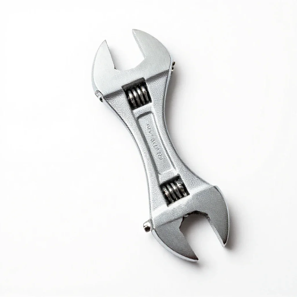 Monkey-wrench isolated on a white background