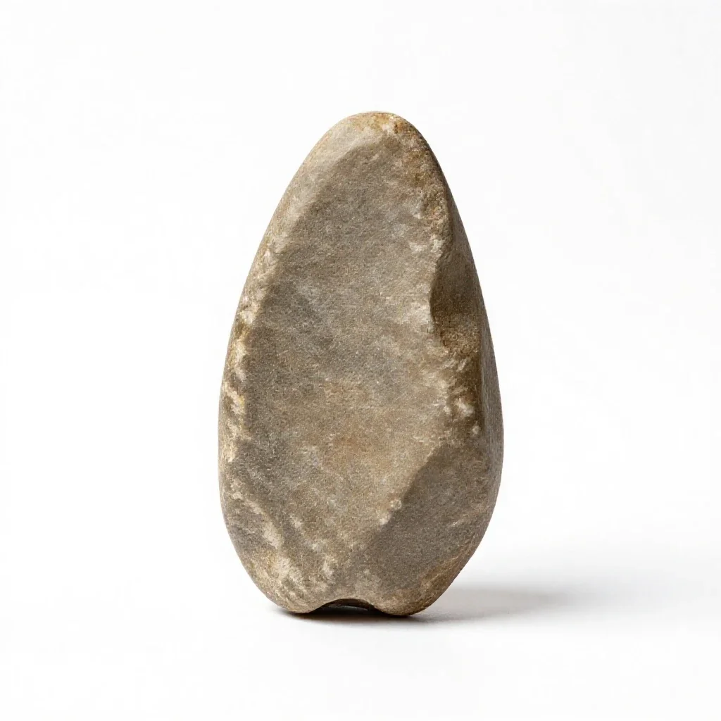 Paleolith isolated on a white background