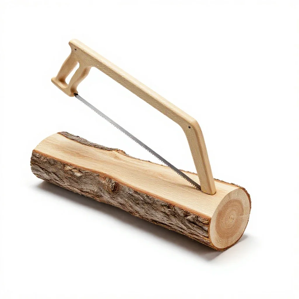 Pitsaw isolated on a white background