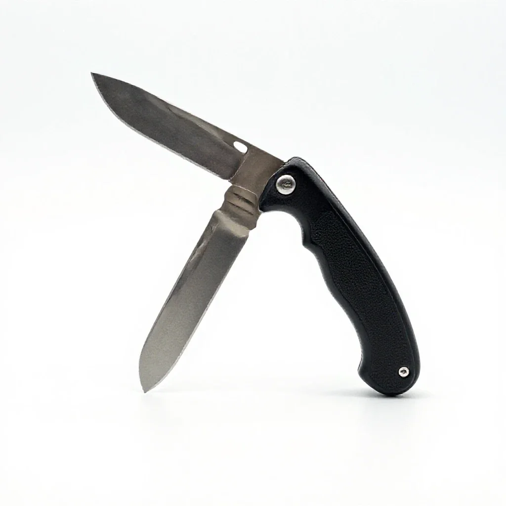 Pocketknife isolated on a white background