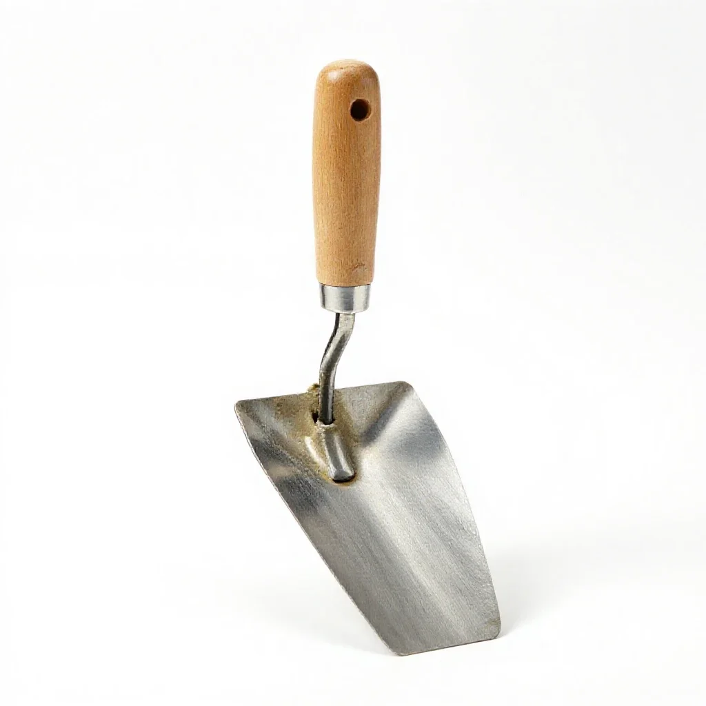 Pointing trowel isolated on a white background