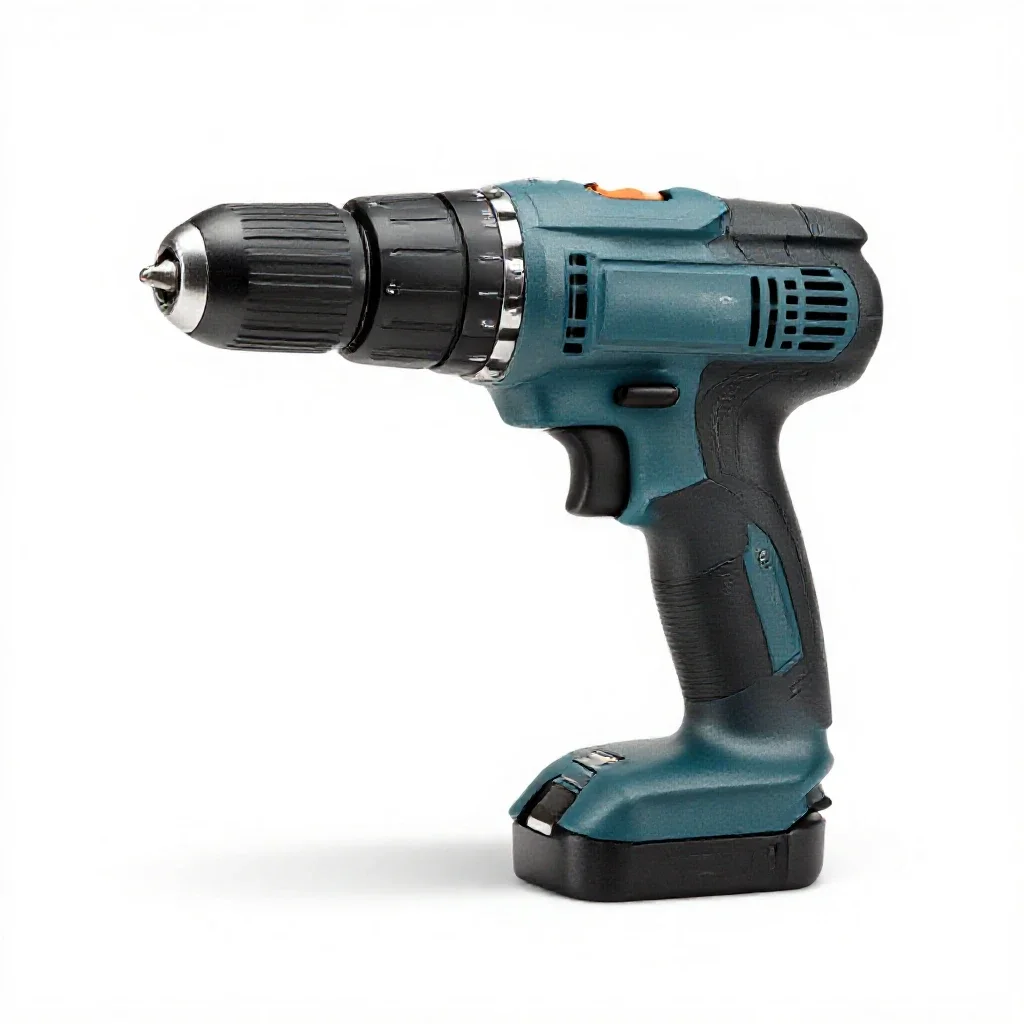 Electric drill isolated on a white background