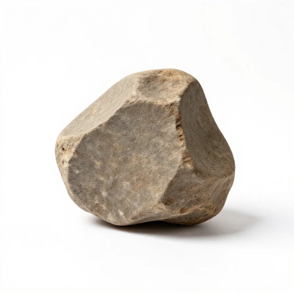 Eolith isolated on a white background