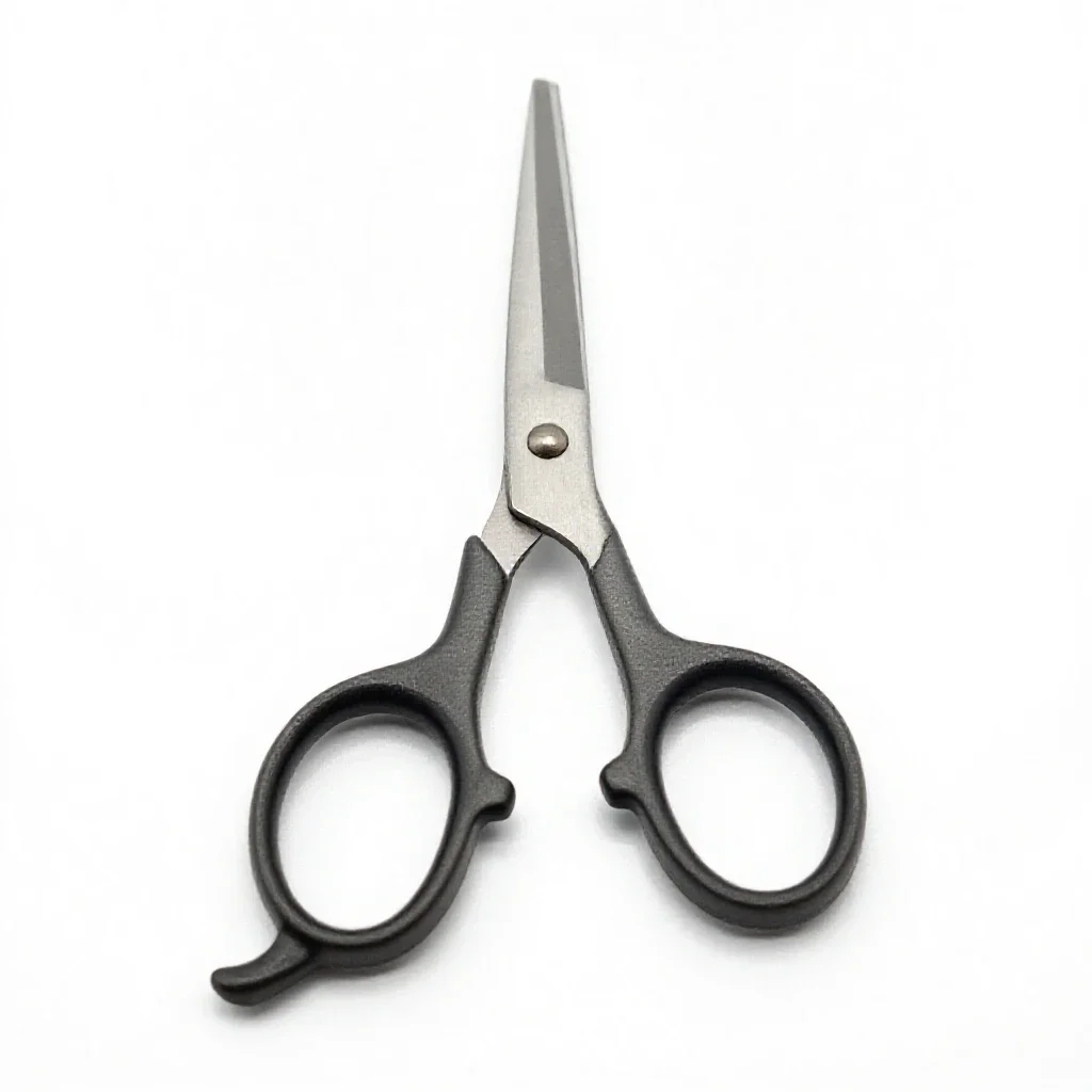 Pair of grooming scissors isolated on a white background