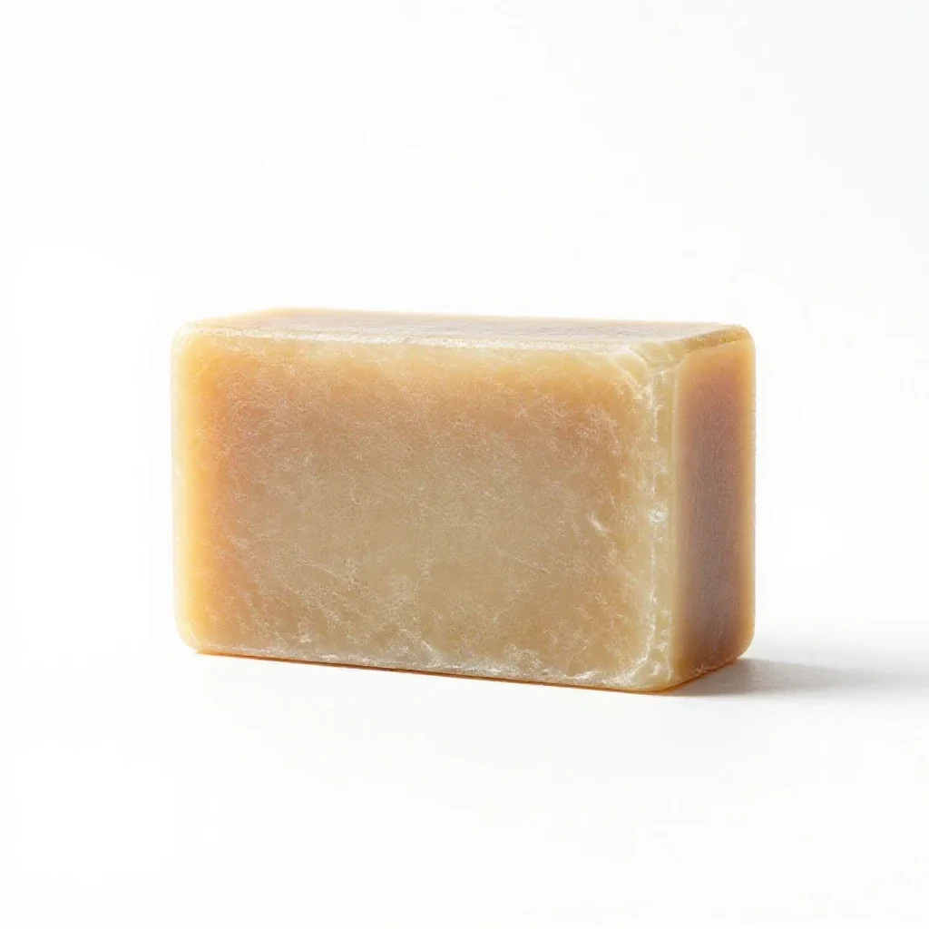 Shampoo bar isolated on a white background