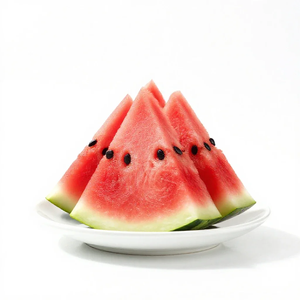 Watermelon agua fresca isolated on a white background