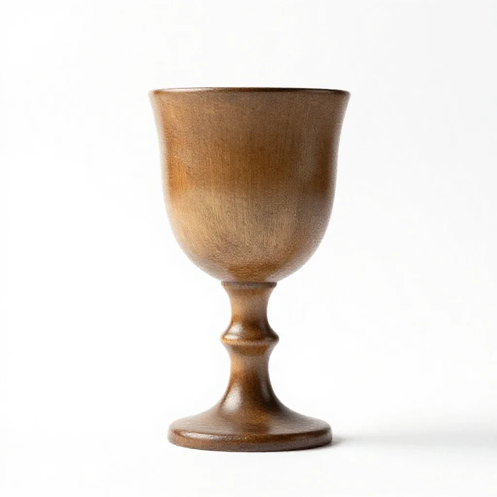 Kiddush cup isolated on a white background