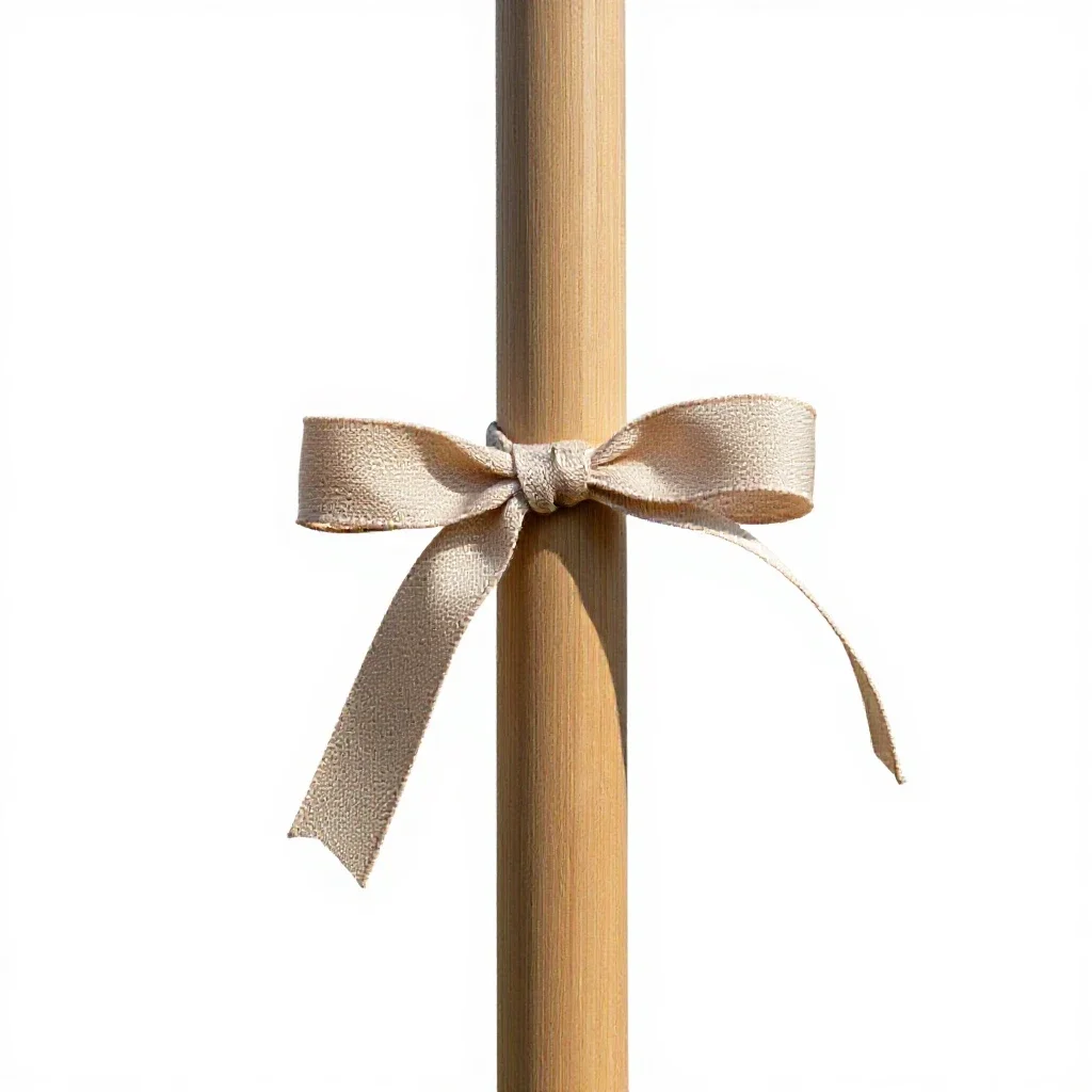 Maypole ribbon set isolated on a white background