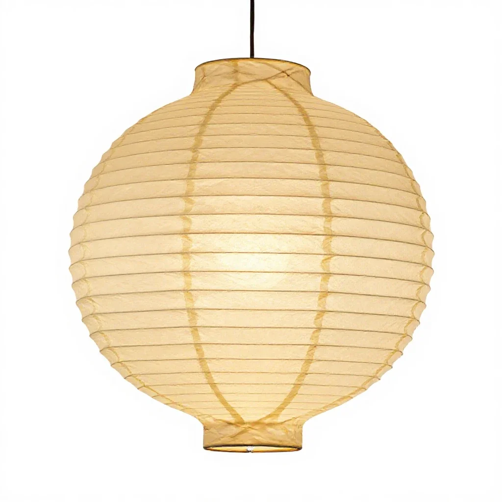 Paper lantern for a festival isolated on a white background