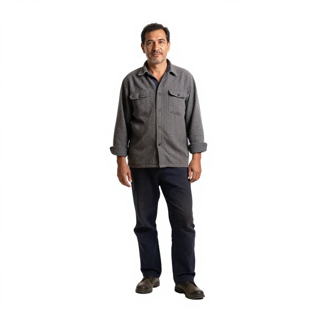 Cobbler at a last isolated on a white background